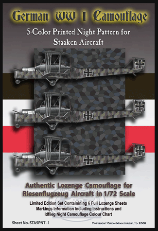 World War I Staaken Lozenge Camouflage